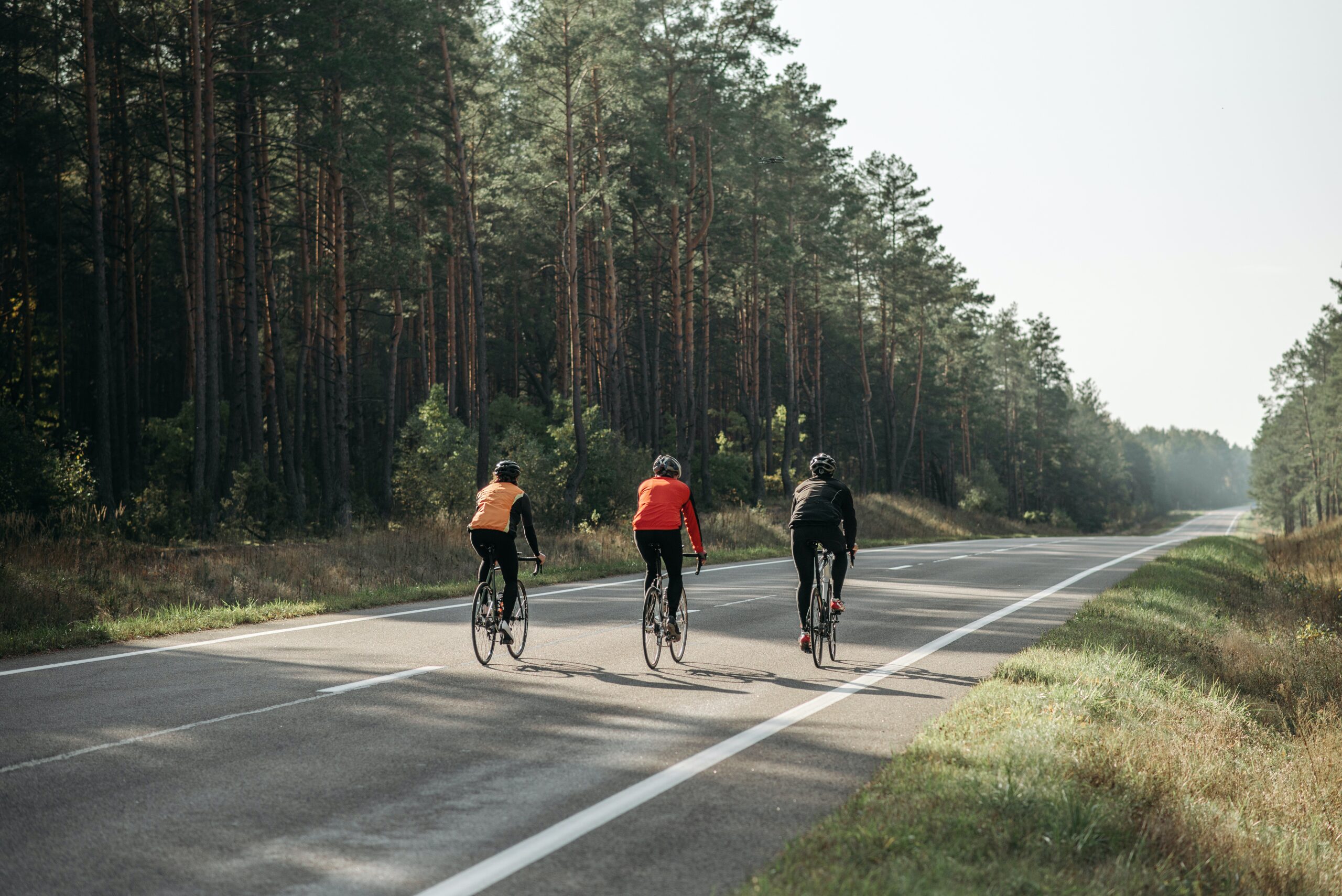 3 Men Cycling