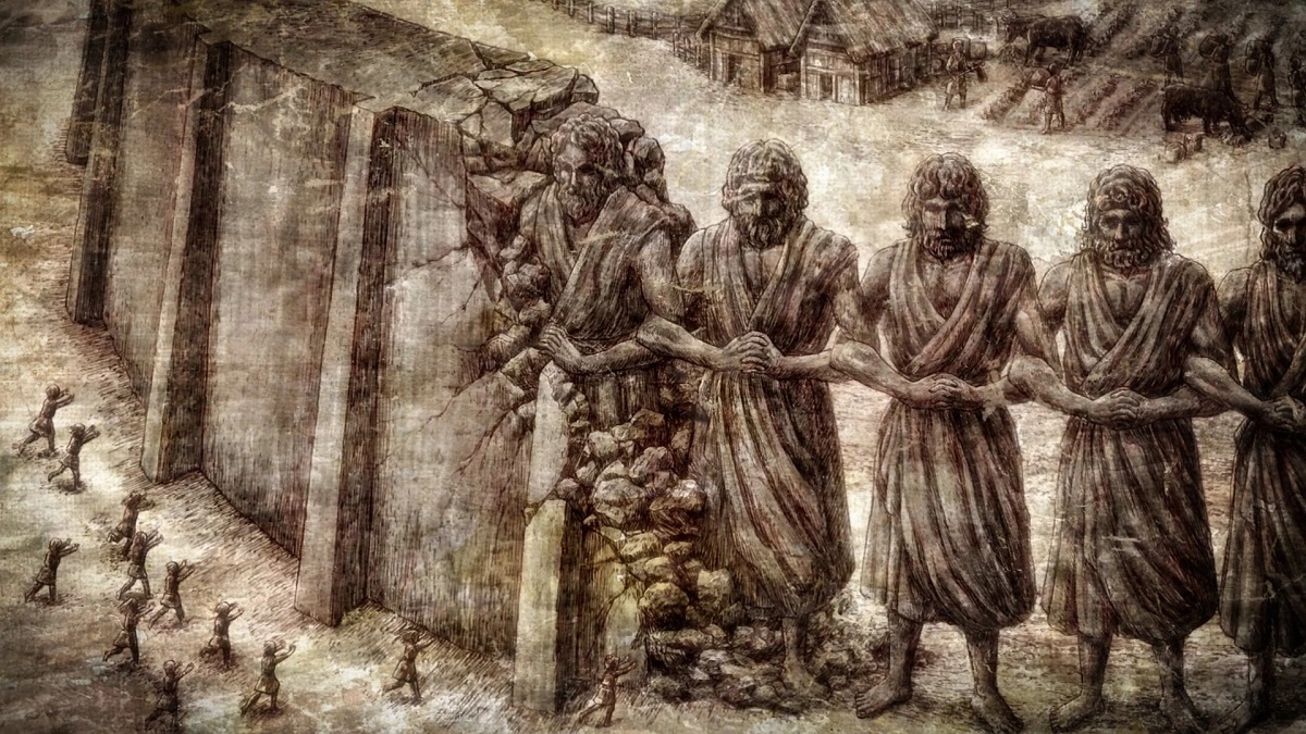 attack on titan walls