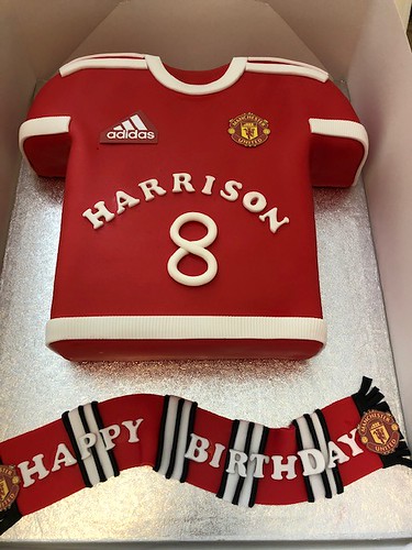 Manchester united birthday cake
